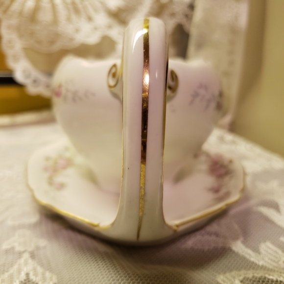 Vtg Gravy Boat W/Attach Plate Bavarian China PAVL - Picture 5 of 10